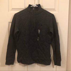 Polo Ralph Lauren zippered pullover size m (10-12)